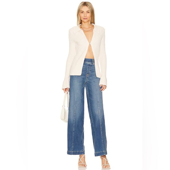 NWT SPANX seemed wide leg jeans size L